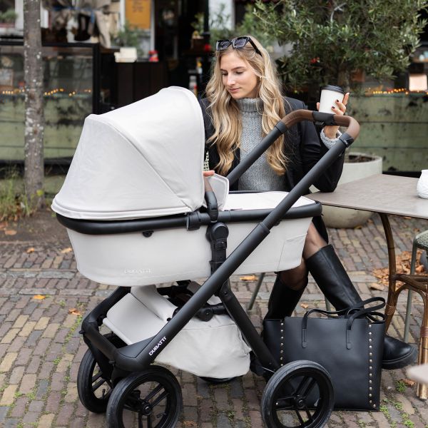 Dubatti One E6 Kinderwagen 2-in-1 - Dark Brown / Tofu Grey Dubatti One E6 Kinderwagen 2-in-1 - Dark Brown / Tofu Grey