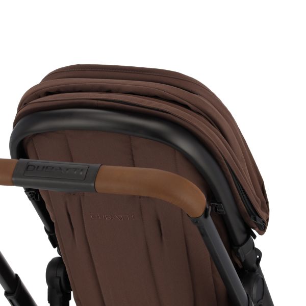 Dubatti One E6 Kinderwagen 2-in-1 - Dark Brown / Walnut Brown