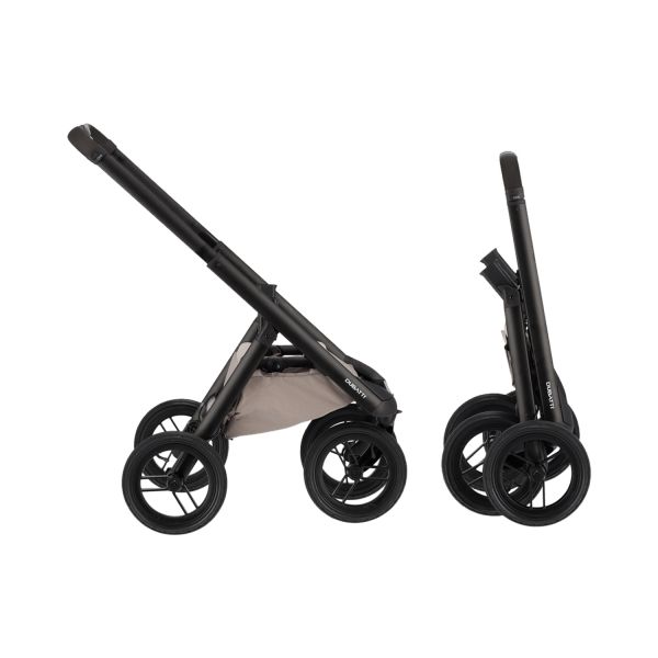 Dubatti One E6 Kinderwagen 2-in-1 - Black / Soft Taupe Dubatti One E6 Kinderwagen 2-in-1 - Black / Soft Taupe