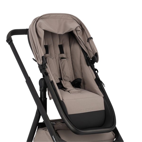 Dubatti One E6 Kinderwagen 2-in-1 - Black / Soft Taupe Dubatti One E6 Kinderwagen 2-in-1 - Black / Soft Taupe