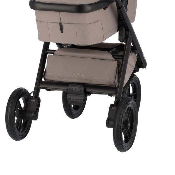 Dubatti One E6 Kinderwagen 2-in-1 - Black / Soft Taupe Dubatti One E6 Kinderwagen 2-in-1 - Black / Soft Taupe