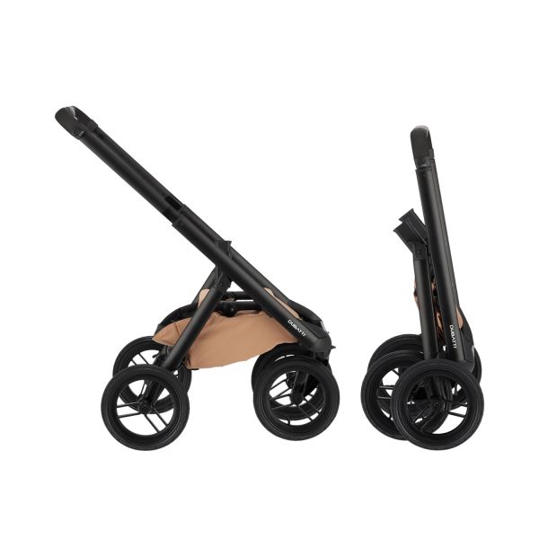 Dubatti One E6 Kinderwagen 2-in-1 - Black / Soft Terra Dubatti One E6 Kinderwagen 2-in-1 - Black / Soft Terra