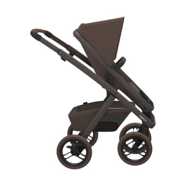 Dubatti Two E2 2-in-1 Kinderwagen - Satin Brown/Walnut Brown Dubatti Two E2 2-in-1 Kinderwagen - Satin Brown/Walnut Brown