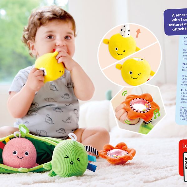 Hape Activiteitenspeeltje - Pea Pod Pals Hape Activiteitenspeeltje - Pea Pod Pals