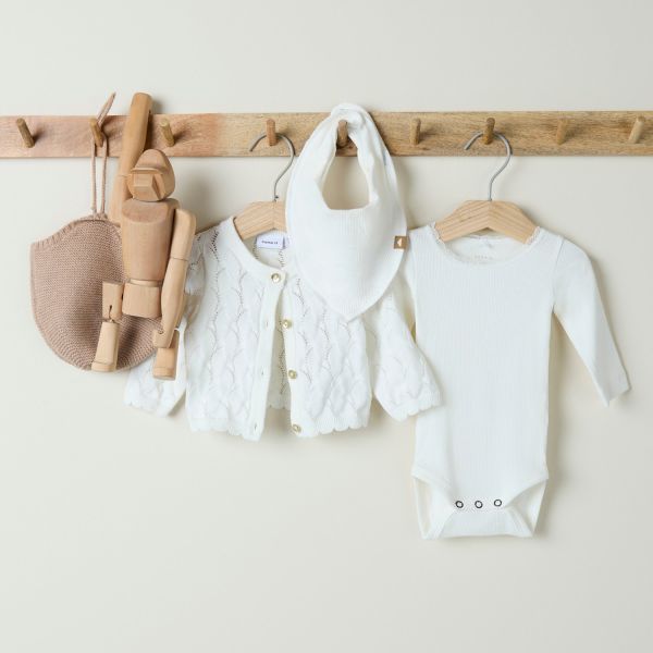 Name It Kab Lace Romper - Maat 56 - Cloud Dancer