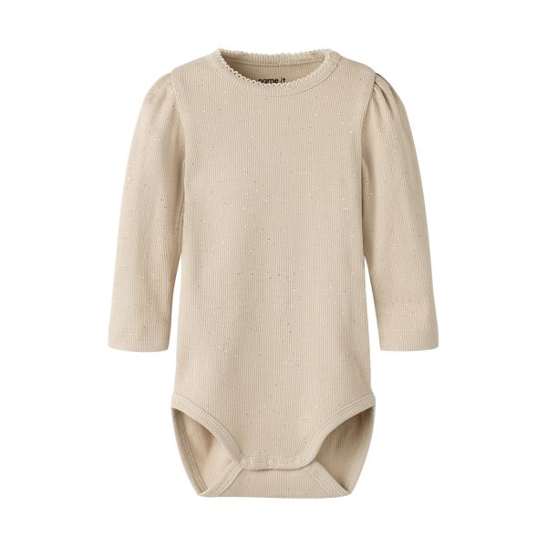 Name It Rosally Romper - Maat 68 - Cement 