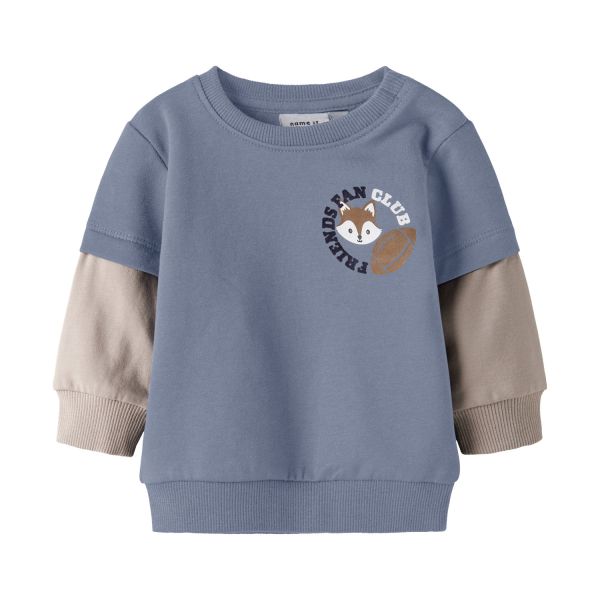 Name It Sumo Sweatshirt - Maat 62 - Flint Stone Name It Sumo Sweatshirt - Maat 62 - Flint Stone