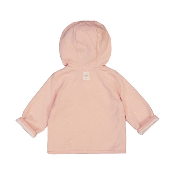 Feetje Jas Met Capuchon Omkeerbaar Print The Magic Is In You Roze 50