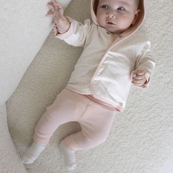 Feetje Jas Met Capuchon Omkeerbaar Print The Magic Is In You Roze 50