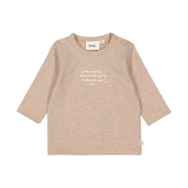 Feetje T-Shirt The Magic Is In You Taupe Melange 74 Feetje T-Shirt The Magic Is In You Taupe Melange 74