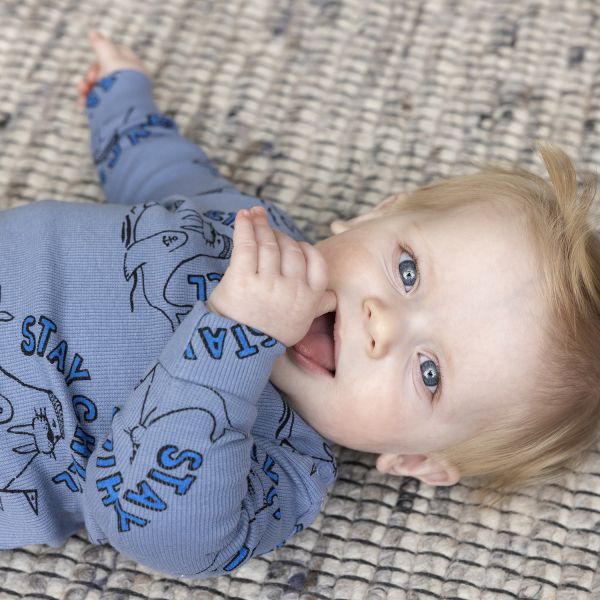Feetje Willy Walrus Pyjama - Maat 56 - Blauw