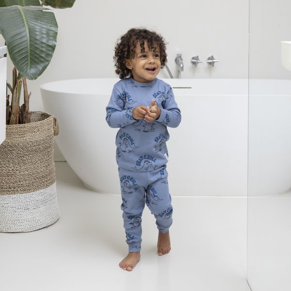 Feetje Willy Walrus Pyjama - Maat 56 - Blauw