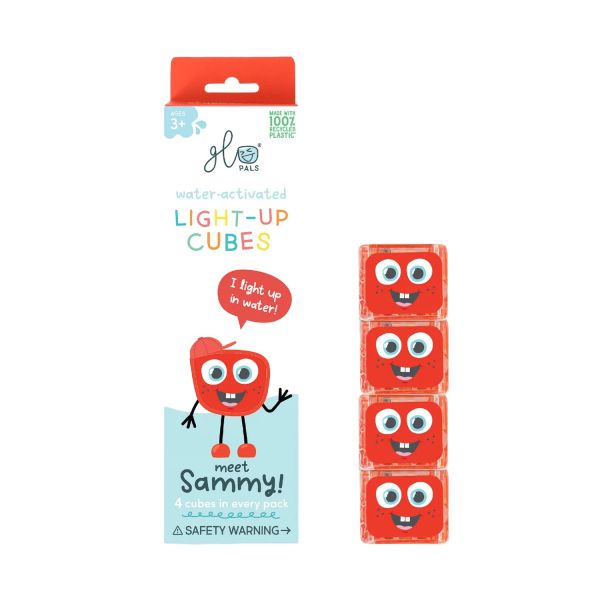 Glo Pals Cubes Light Up Sammy Red 4-Pack Glo Pals Cubes Light Up Sammy Red 4-Pack