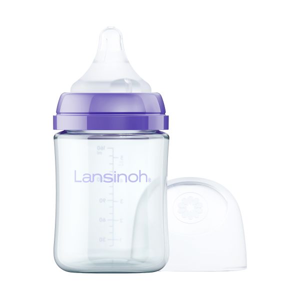 Lansinoh Natural Wave Fles - Glas - 160ml Lansinoh Natural Wave Fles - Glas - 160ml