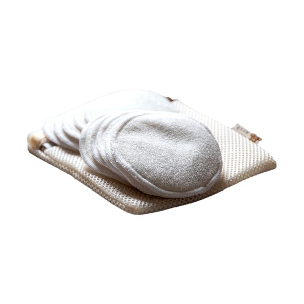 HappyBear Zoogcompressen Wasbaar (10 stuks) Inclusief Wasnet + Tasje HappyBear Zoogcompressen Wasbaar (10 stuks) Inclusief Wasnet + Tasje