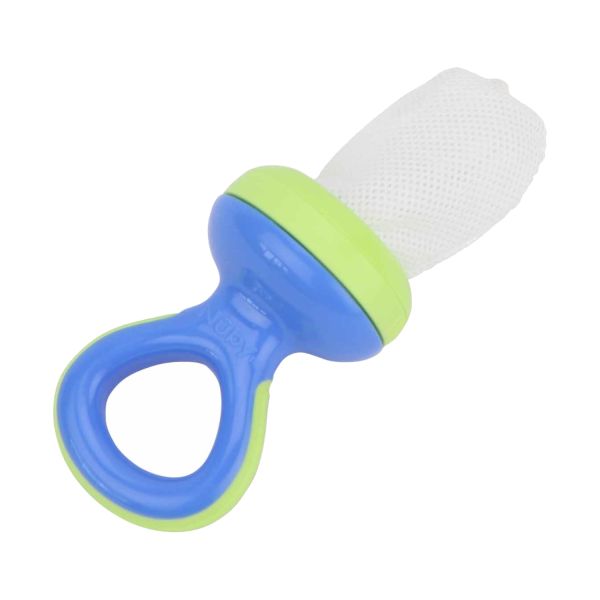 Nûby Sabbelzakje - The Nibbler - Blauw - 6+ Maanden Nûby Sabbelzakje - The Nibbler - Blauw - 6+ Maanden