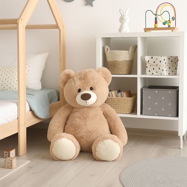 JollyPlush Knuffelbeer - 100 cm - Lichtbruin JollyPlush Knuffelbeer - 100 cm - Lichtbruin