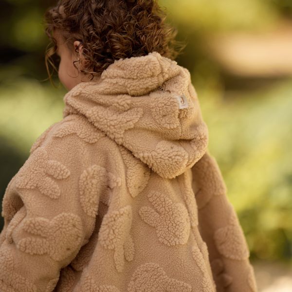 Jollein Nijntje Jacquard Teddy Cosy Poncho - Fleece - Biscuit Jollein Nijntje Jacquard Teddy Cosy Poncho - Fleece - Biscuit