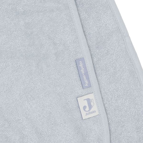 Jollein Badponcho Nijntje - Badstof - Cloudy Blue Jollein Badponcho Nijntje - Badstof - Cloudy Blue