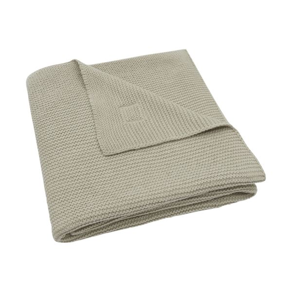 Jollein Ledikantdeken Basic Knit Olive Green 100 x 150 cm Jollein Ledikantdeken Basic Knit Olive Green 100 x 150 cm