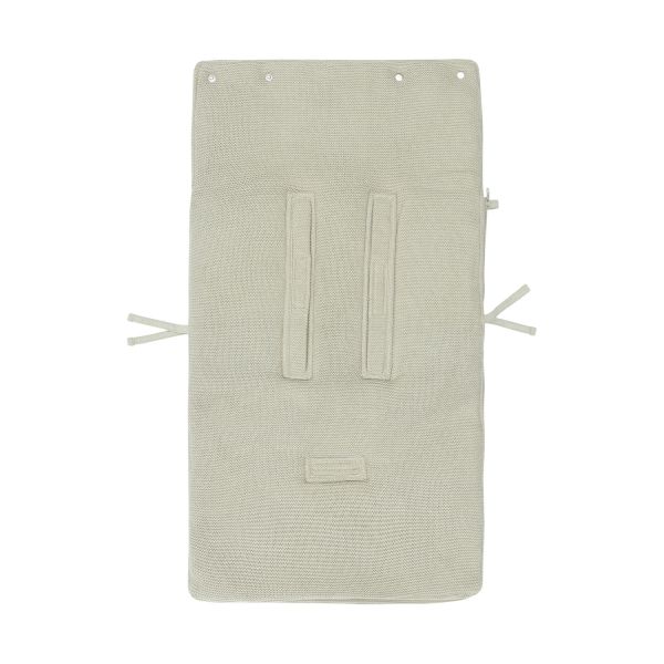 Jollein Voetenzak Autostoel Groep 0+ 3/5 Punts Basic Knit Olive Green