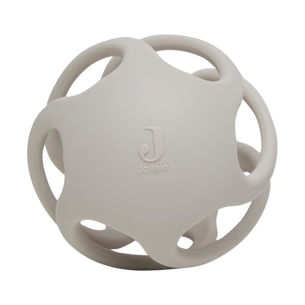 Jollein Bijtring Bal Siliconen Nougat 9,5cm