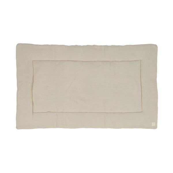 Jollein Tweeling parkkleed - Basic Knit - 71 x 122 cm - Oatmeal