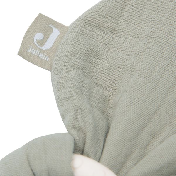 Jollein Bijtring Siliconen Bunny Ears Olive Green