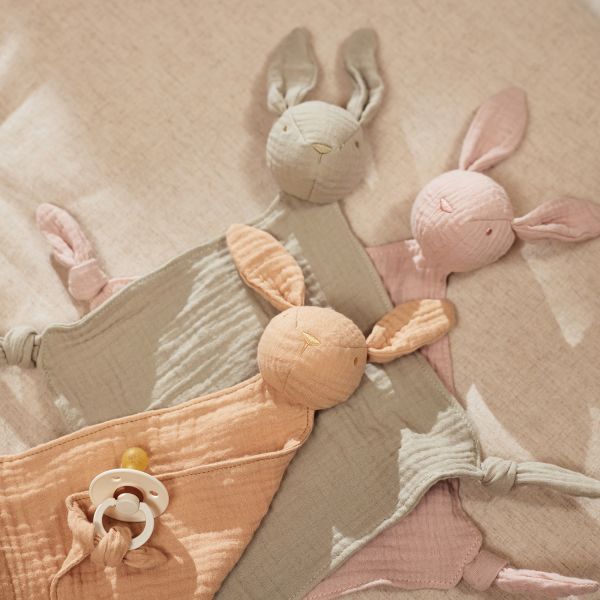 Jollein Speendoekje Bunny Ears Olive Green Jollein Speendoekje Bunny Ears Olive Green