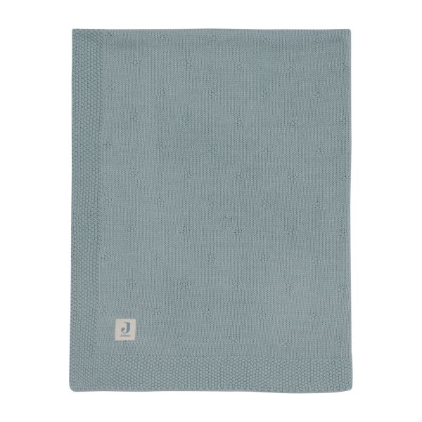 Jollein Cosy Knit Wiegdeken - 75 x 100 cm - Sea Green Jollein Cosy Knit Wiegdeken - 75 x 100 cm - Sea Green