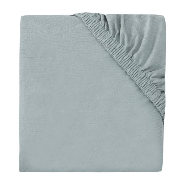 Jollein Hoeslaken Boxmatras Jersey Sea Green 75 x 95 cm Jollein Hoeslaken Boxmatras Jersey Sea Green 75 x 95 cm