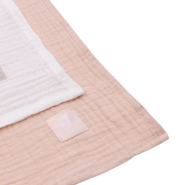 Jollein Multidoek Hydrofiel Large Wild Rose / Ivory 115 x 115 cm 2-Pack