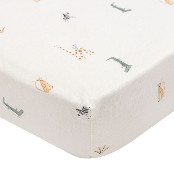 Jollein Jungle Jambo Hoeslaken - 40/50 x 80/90 cm - Jersey Jollein Jungle Jambo Hoeslaken - 40/50 x 80/90 cm - Jersey