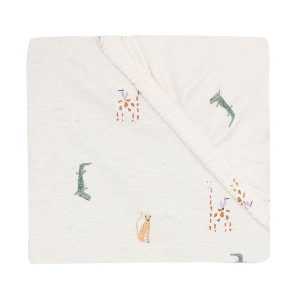 Jollein Jungle Jambo Hoeslaken - 40/50 x 80/90 cm - Jersey Jollein Jungle Jambo Hoeslaken - 40/50 x 80/90 cm - Jersey