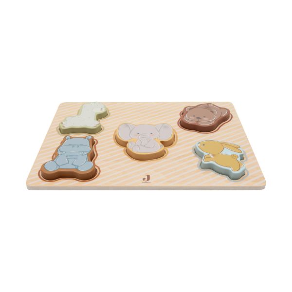 Jollein Jollies Houten Vormenpuzzel Jollein Jollies Houten Vormenpuzzel