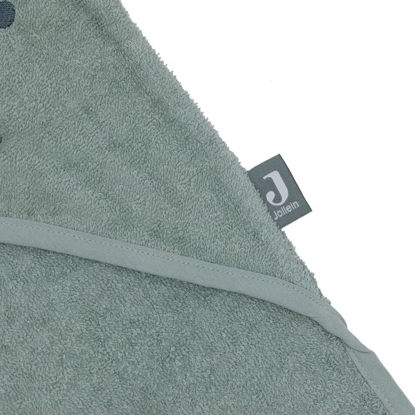 Jollein Badcape Jungle Jambo - Badstof - 75x75 cm - Croco Jollein Badcape Jungle Jambo - Badstof - 75x75 cm - Croco