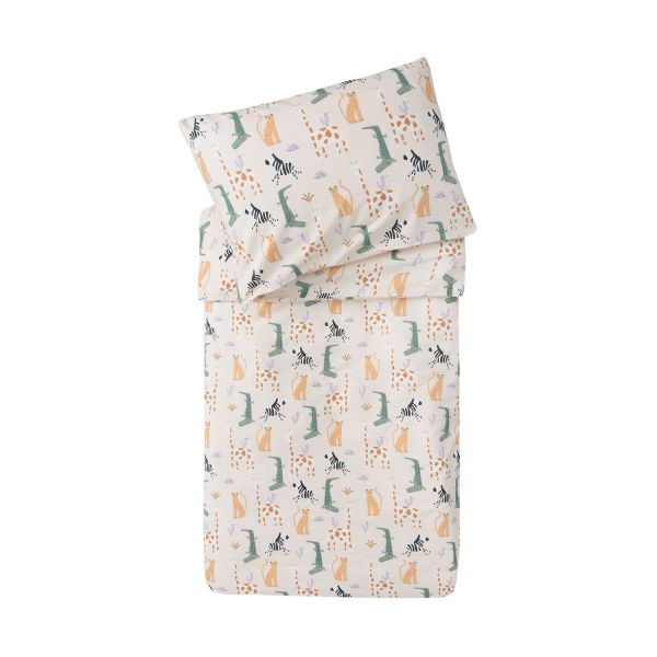 Jollein Dekbedovertrek - Jungle Jambo - 100 x 140 cm Jollein Dekbedovertrek - Jungle Jambo - 100 x 140 cm