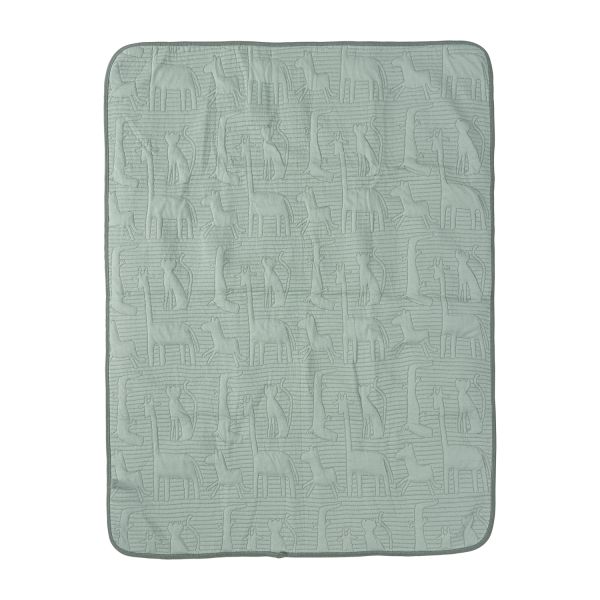 Jollein Jungle Jambo Ledikantdeken - 100 x 150 cm - Ash Green / Laurel