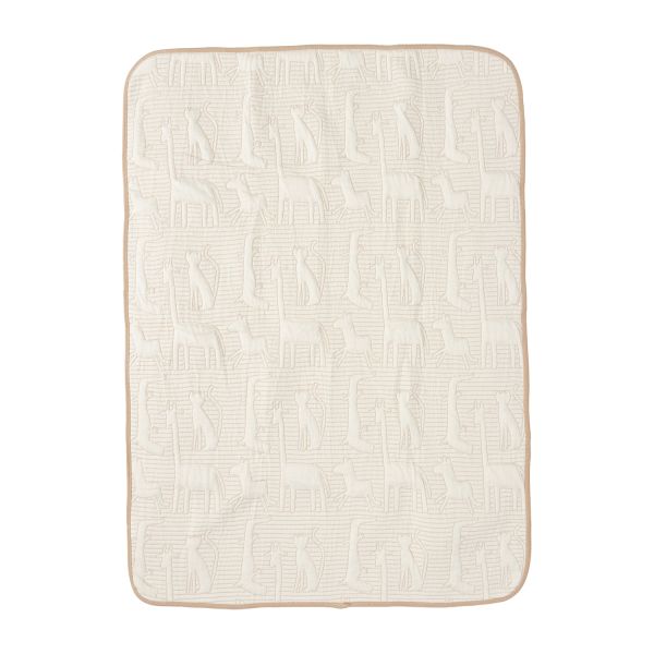 Jollein Jungle Jambo Ledikantdeken - 100 x 150 cm - Biscuit / Oatmeal Jollein Jungle Jambo Ledikantdeken - 100 x 150 cm - Biscuit / Oatmeal