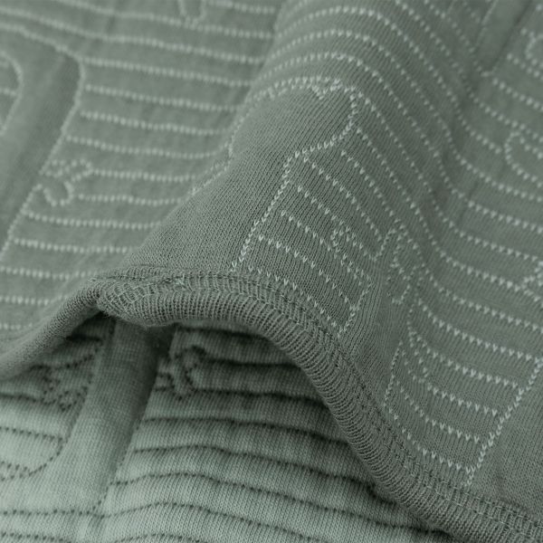 Jollein Jungle Jambo Wiegdeken - 75 x 100 cm - Ash Green / Laurel