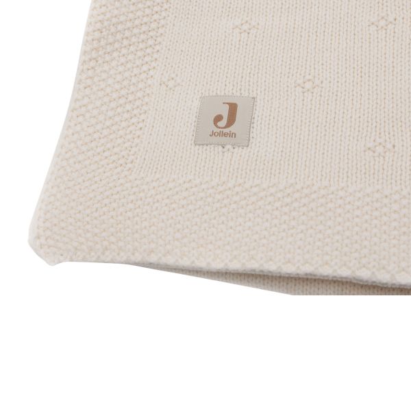 Jollein Cosy Knit Ledikantdeken - 100 x 150 cm - Ivory Jollein Cosy Knit Ledikantdeken - 100 x 150 cm - Ivory