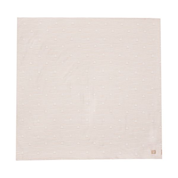 Jollein Multidoek Hydrofiel Large Miffy Stripe Biscuit 115 x 115 cm 2-Pack