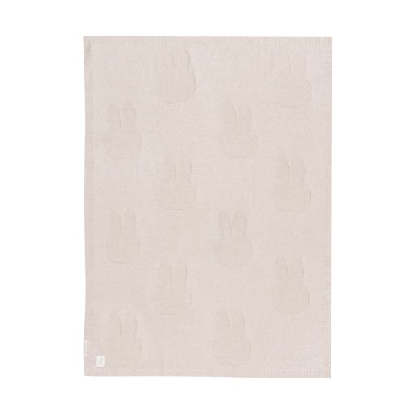 Jollein Ledikantdeken Miffy Nougat 100 x 150 cm Jollein Ledikantdeken Miffy Nougat 100 x 150 cm