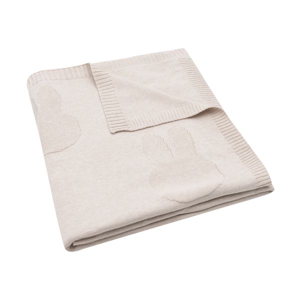 Jollein Ledikantdeken Miffy Nougat 100 x 150 cm Jollein Ledikantdeken Miffy Nougat 100 x 150 cm