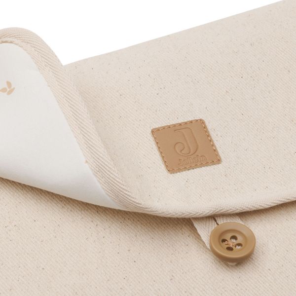 Jollein Verschoningsmat Met Opbergvakken Twill Natural Jollein Verschoningsmat Met Opbergvakken Twill Natural