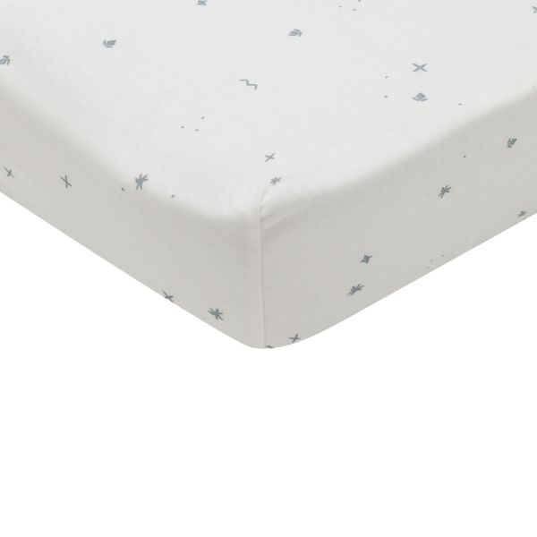 Jollein Twinkling Hoeslaken - 40/50 x 80/90 cm - Jersey - Sea Green Jollein Twinkling Hoeslaken - 40/50 x 80/90 cm - Jersey - Sea Green