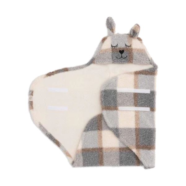 Jollein Wikkeldeken Bunny - Check - Boucle Jollein Wikkeldeken Bunny - Check - Boucle