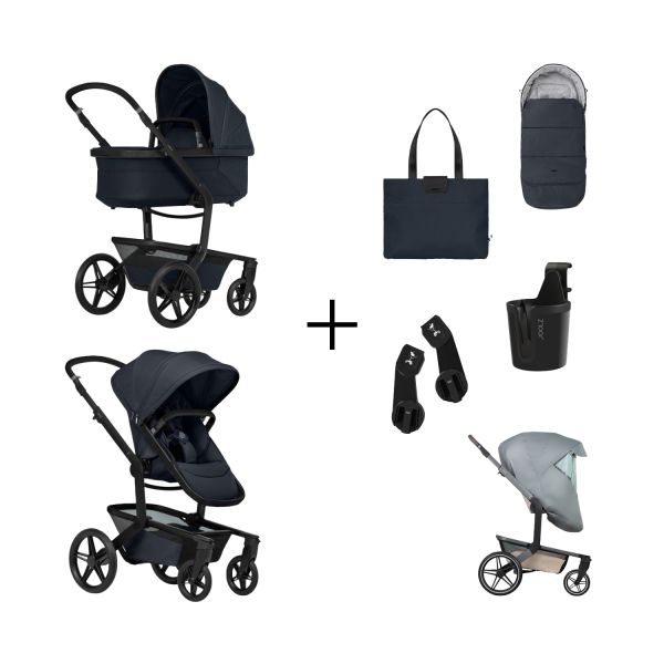 Joolz Day5 Essential Newborn Bundel - Dark Navy Blue Joolz Day5 Essential Newborn Bundel - Dark Navy Blue