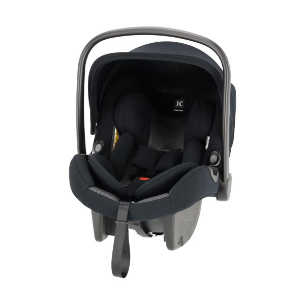 Qute Q-Rider Plus Kinderwagen - Midnight Black | Kidsriver Curve Autostoel - Black | Kidsriver Isofix Base