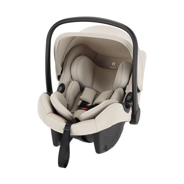 Qute Q-Rider Plus Kinderwagen - Mineral Clay | Kidsriver Curve Autostoel - Clay | Kidsriver Isofix Base